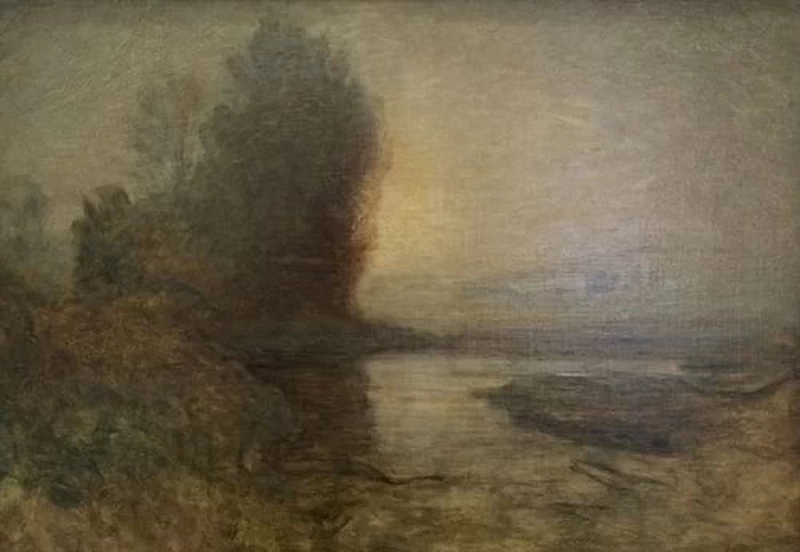 Tramonto sullo stagno - Galleria Civica d’Arte Moderna e Contemporanea, Torino